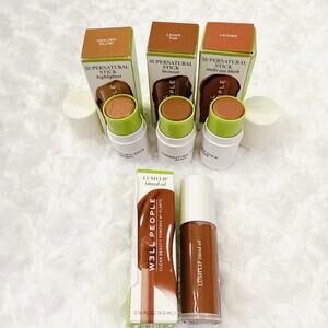 W3LL PEOPLE Lot Of 4 Supernatural Stick Highlighter, Blush, Bronzer, Lip Oil